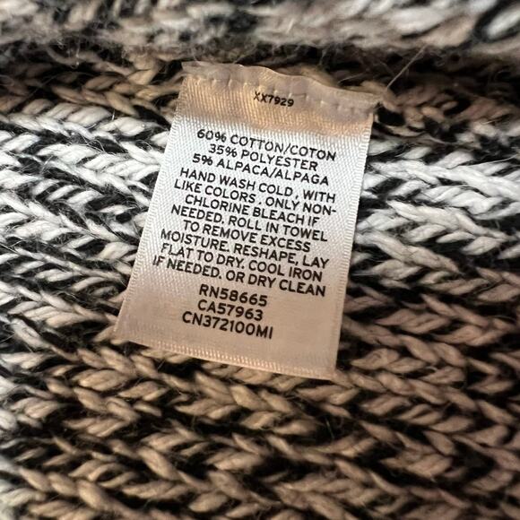 Caslon Shawl Collar Open Front Knit Cardigan Size Medium Cozy Office Casual - Picture 7 of 10